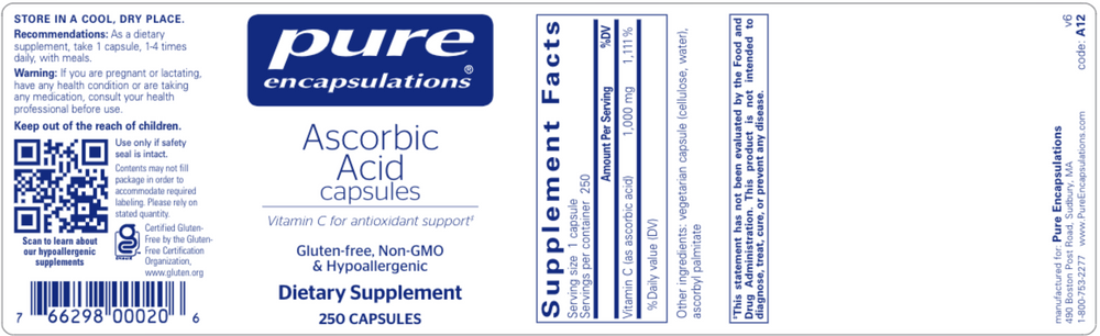 
                  
                    Ascorbic Acid Capsules
                  
                